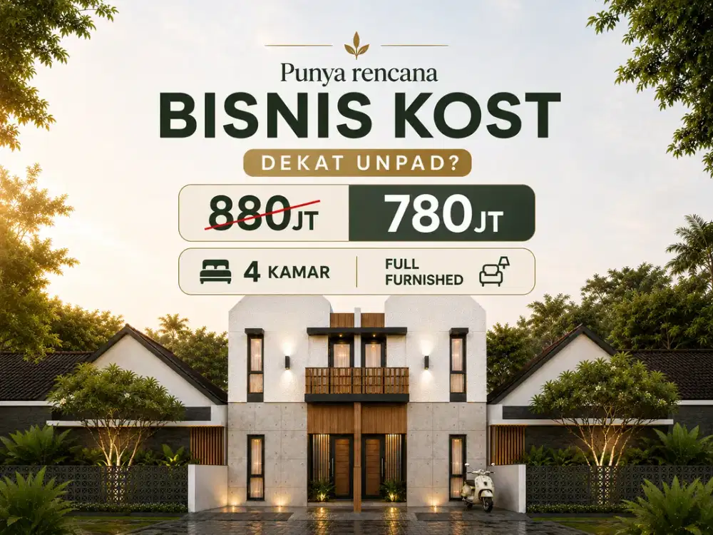 Rumah Kost Dekat UNPAD, Diskon Rp100 Juta