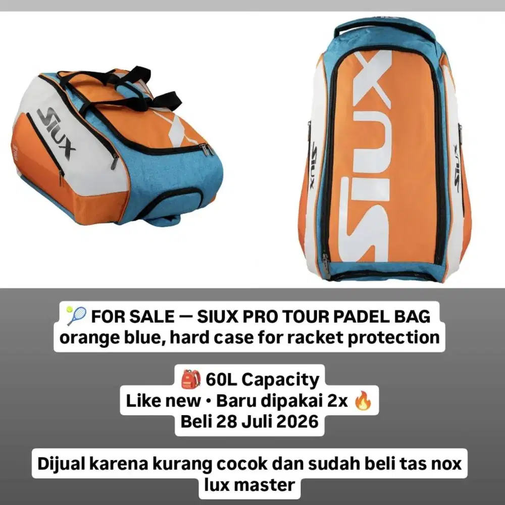 SIUX PRO TOUR PADEL BAG / TAS