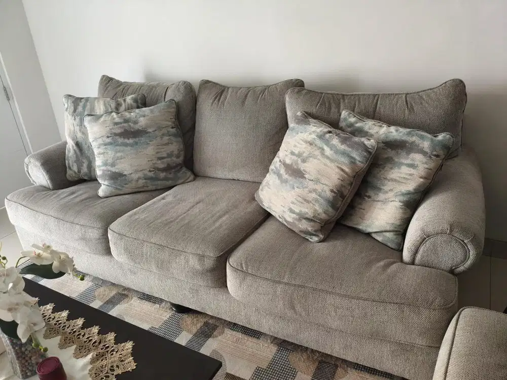 Ashley Akinlane Sofa Fabric 3 Plus 2 Seater