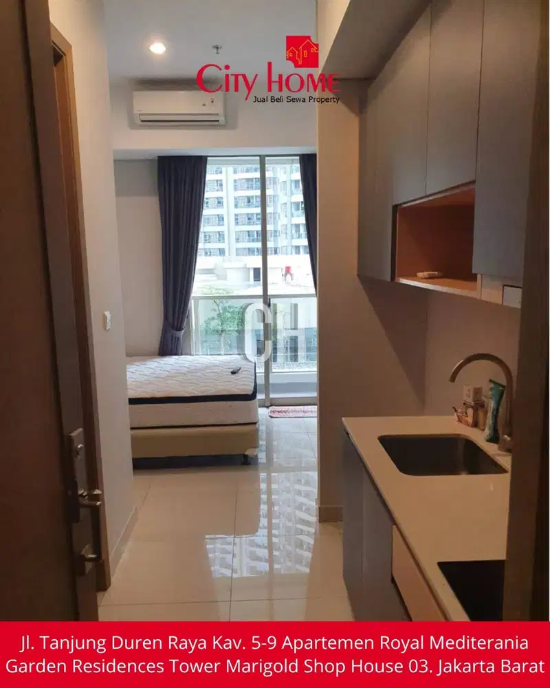 Dijual Apartemen Studio Furnished di Taman Anggrek Residences