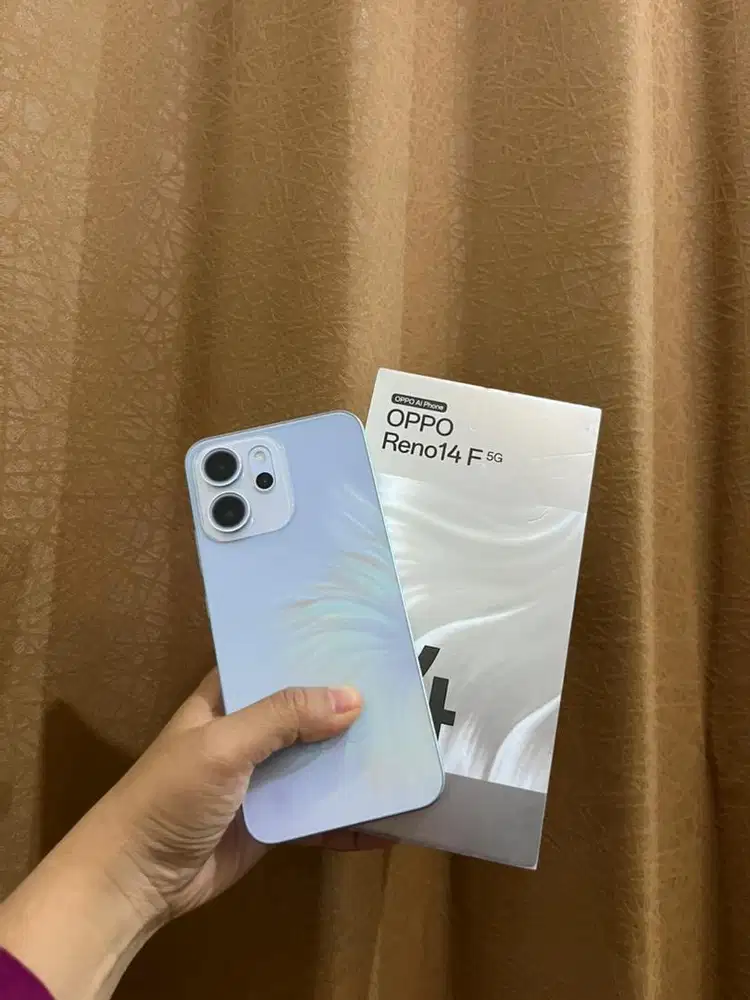 OPPO RENO 14F 12/256GB LENGKAP ORI