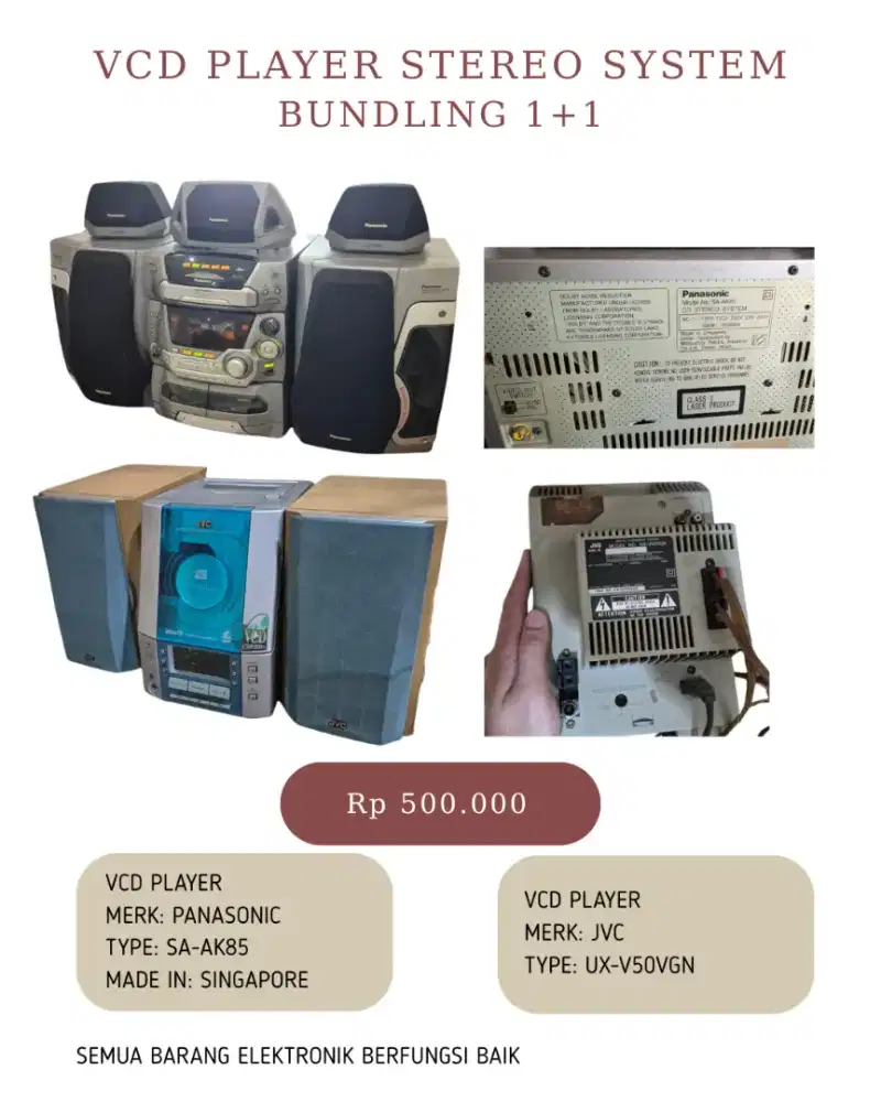 VCD Player buy 1 get 1