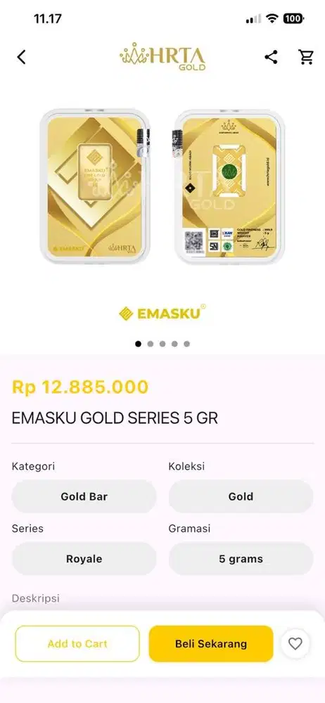 Logam mulia antam hartadinata