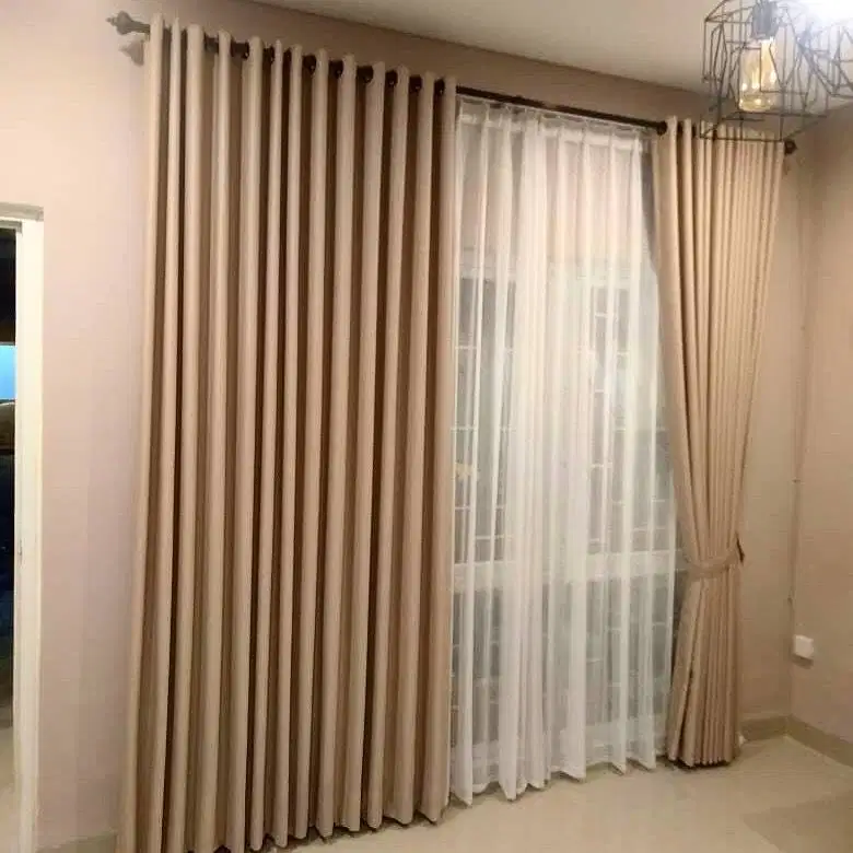Jasa Pasang Gorden Custom Wallpaper Dinding 3D Gordyn Hordeng Korden