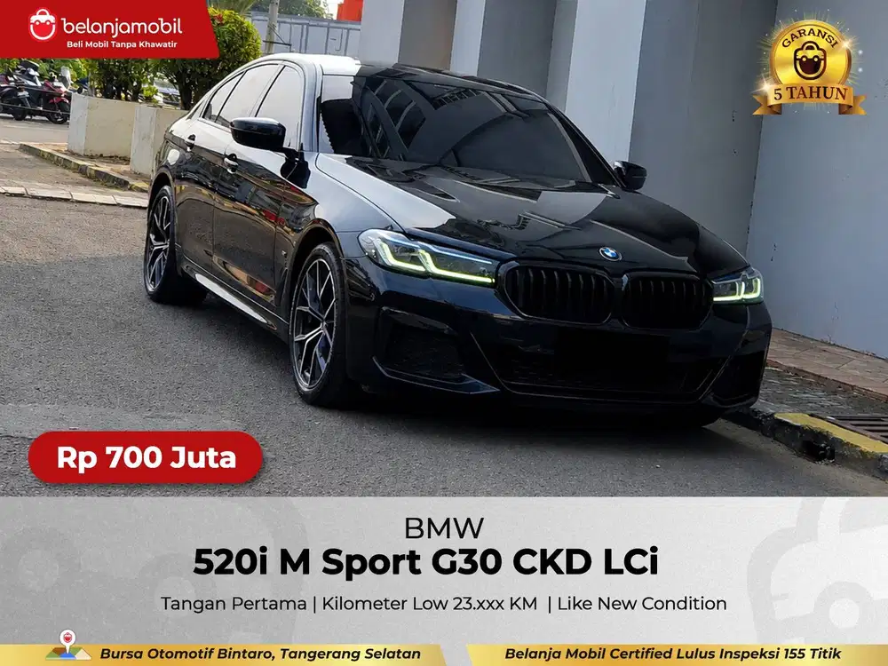 [ LOW KM ] BMW 520i 520 i M Sport G30 LCi AT 2023/2024