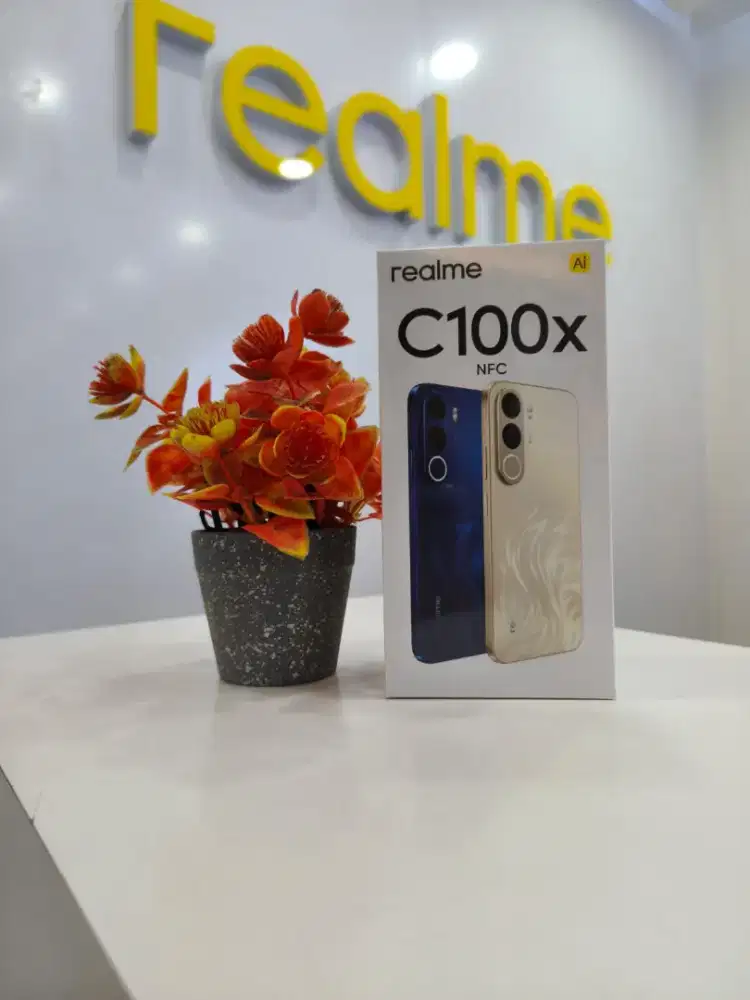 Realme c100x ram 8/256 cicilan hingga 300rbuan saja.