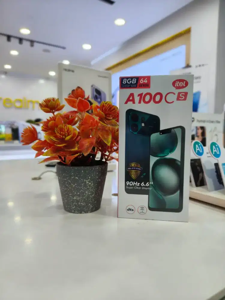 Iteel a100c harga 1jtaan, cicilan 200rbuan.