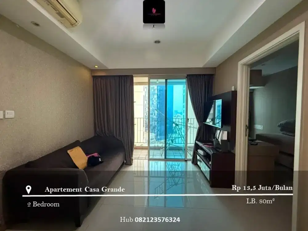 Disewakan Apartement Casa Grande Mid Floor 2BR Full Furnished