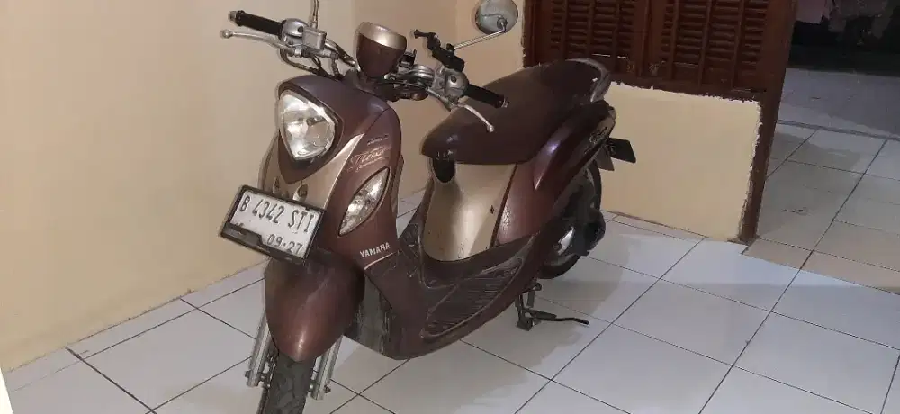 Yamaha Fino 2019 warna cokelat