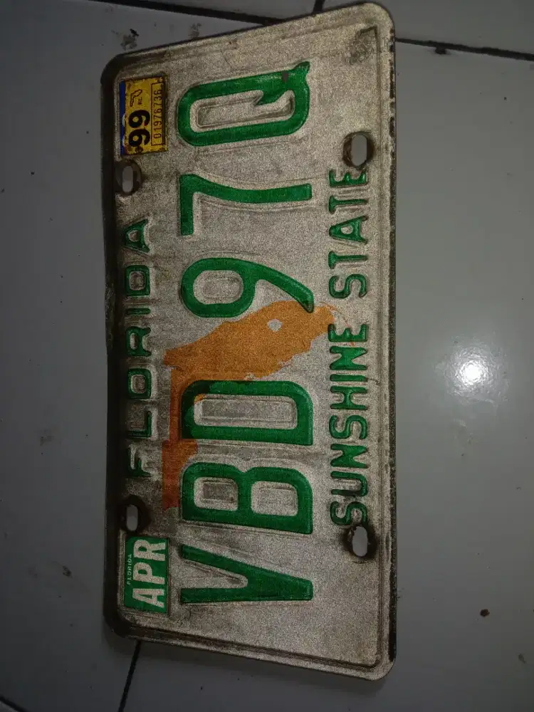 Jual plat nomer USA lokasi cilebut