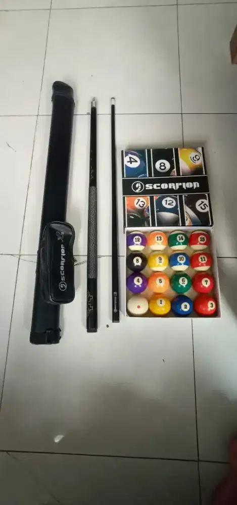 Jual cepat butuh stick & bola billard