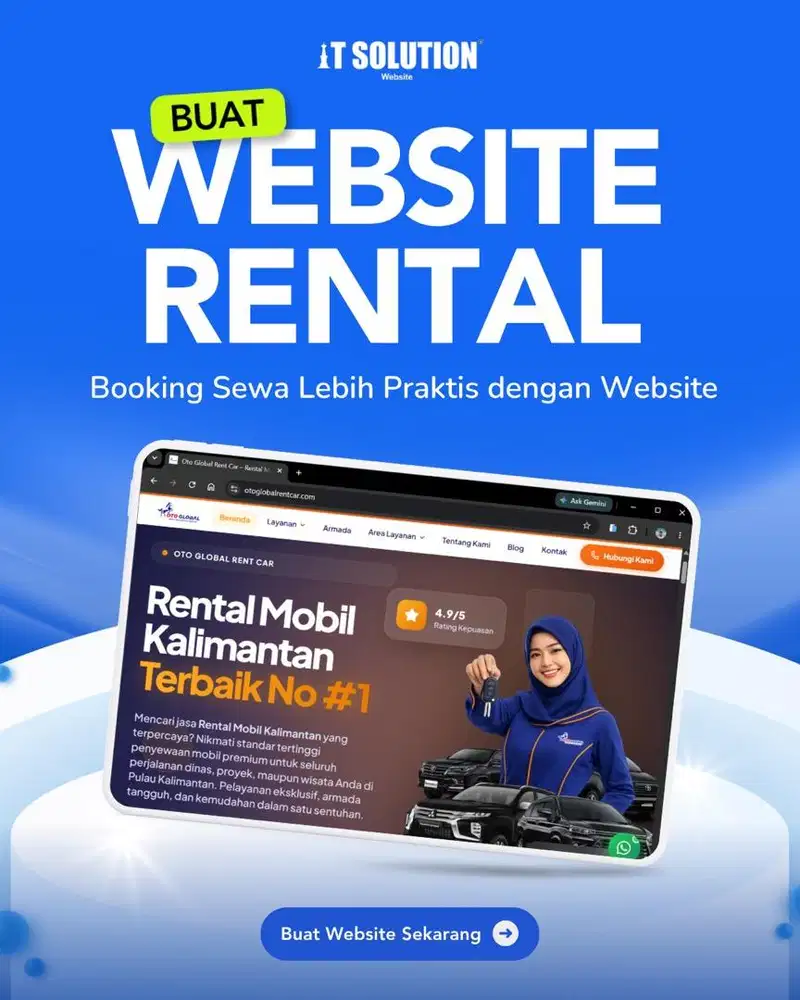 Pembuatan Website Rental Motor dan Mobil Profesional Jogja