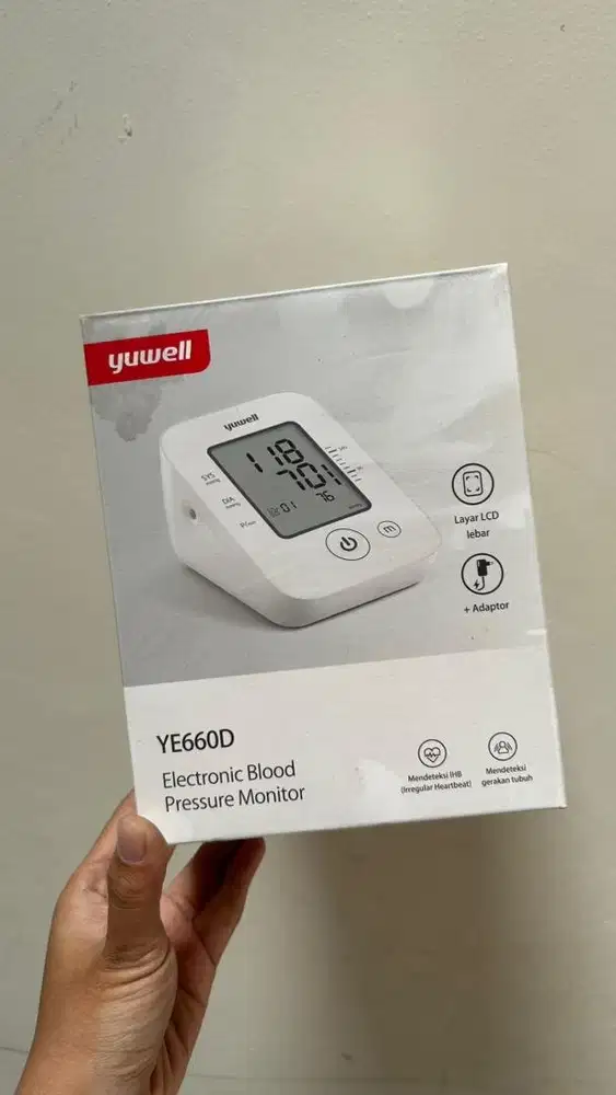 Yuwell YE660D Tensimeter Digital – Baru, Belum Pernah Dipakai