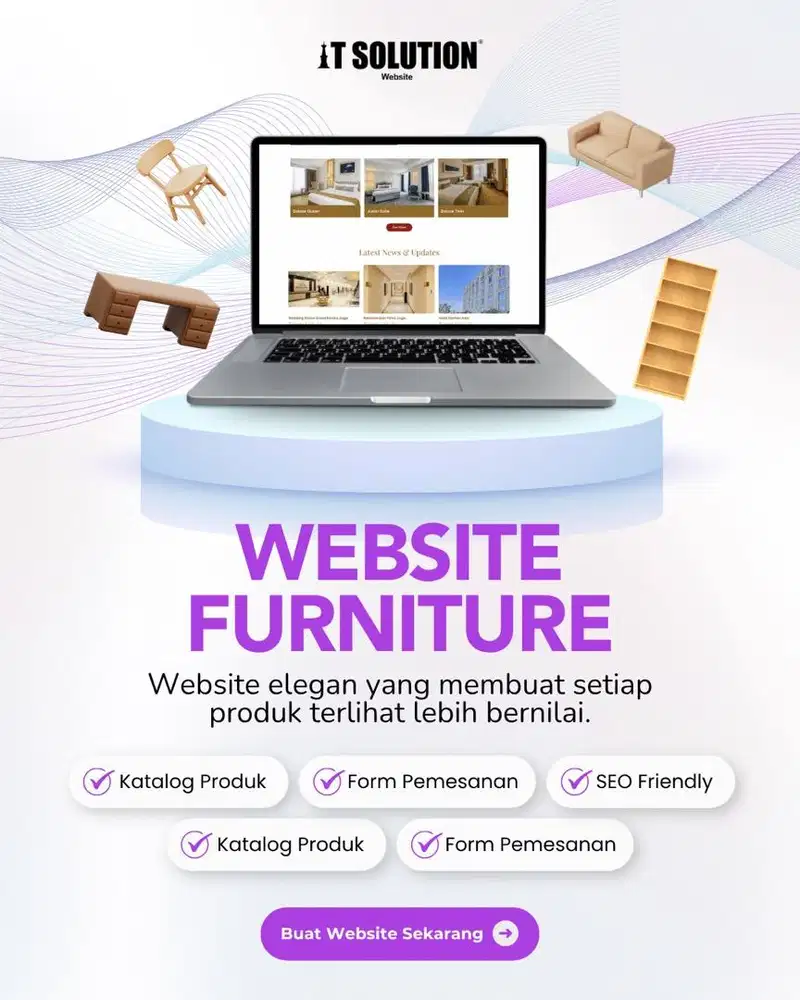 Pembuatan Website Furniture Profesional dan Modern