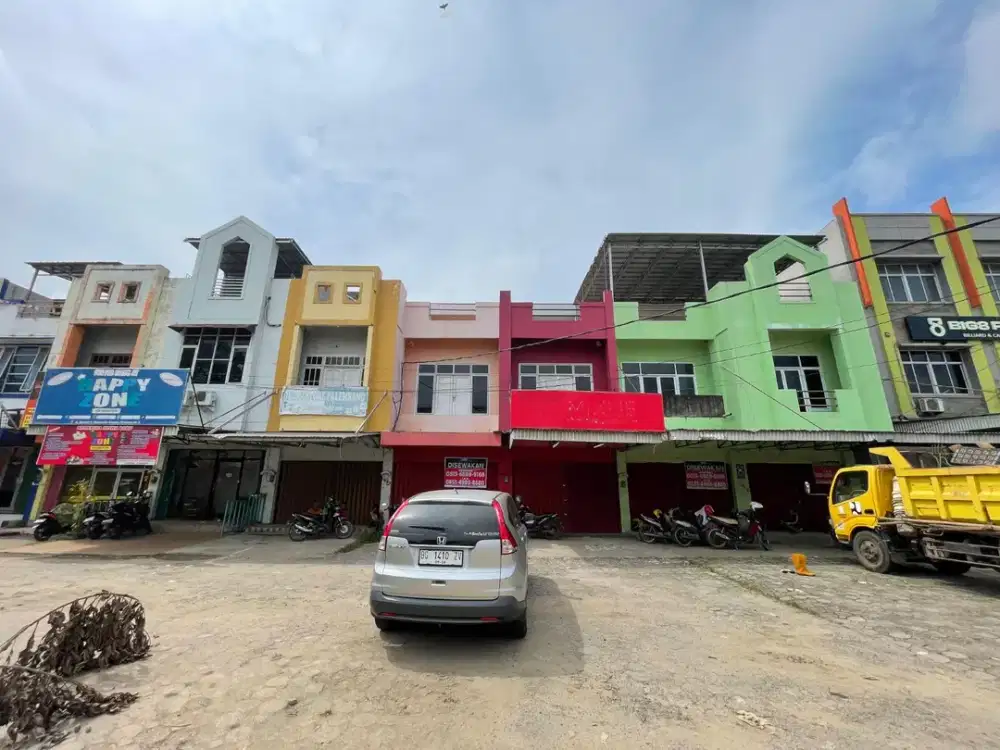 DISEWAKAN 5 RUKO JALAN RESIDEN H NAJAMUDDIN KENTEN PALEMBANG