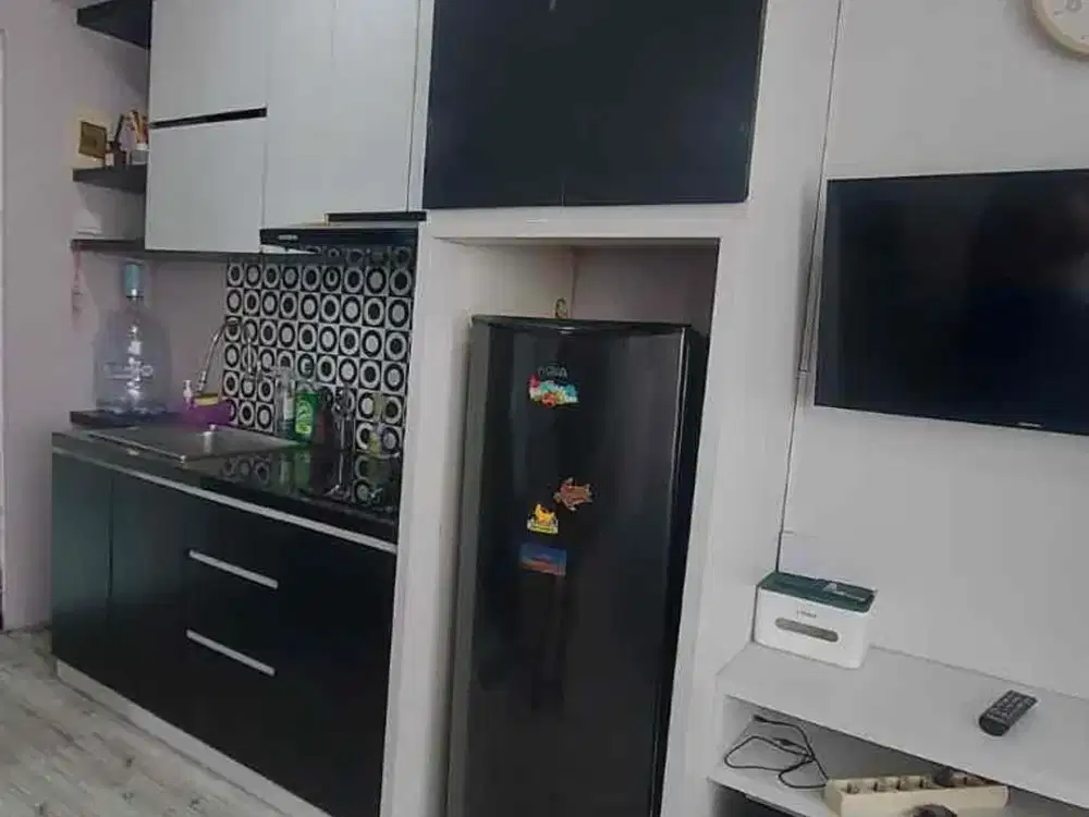disewakan unit 2 bed room furnis siap huni nyaman grand asia afrika