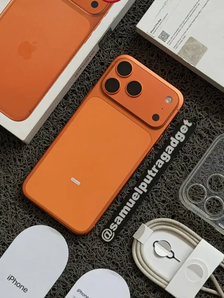 Apple iPhone 17 pro max cosmic orange 256gb fullset original resmi ind