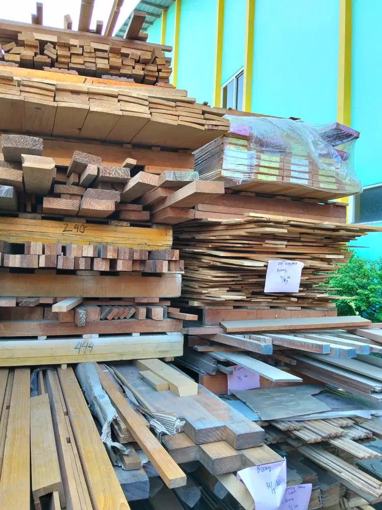 Jual murah kayu sisa produksi (borongan)