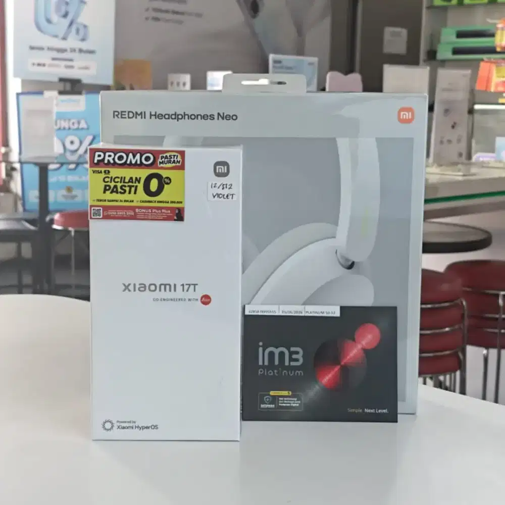 TERBARU XIAOMI 17T FREE HEADPHONES FREE IM3 PLATINUM