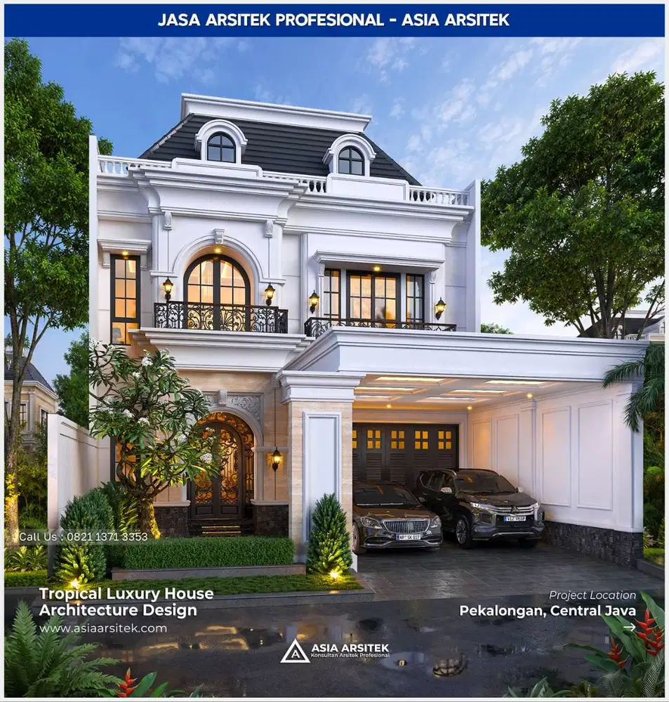 Jasa Desain Rumah Mewah Serang Baru - Arsitek Berpengalaman