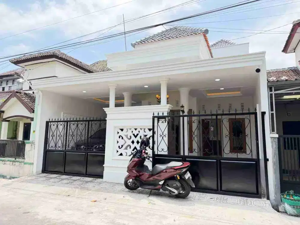 Rumah Cantik Nyaman Baru 1,5 Lantai Di Cluster Jalan Mangesti Gentan