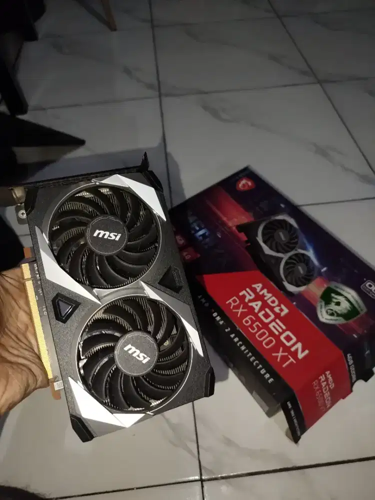 GPU/VGA MSI Radeon RX 6500 XT VRAM 4GB GDDR6 - SECOND