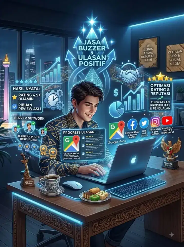 Open jasa buzzer komentar positif untuk bisnis / personal branding