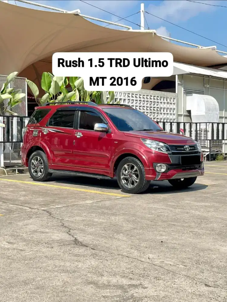 Rush 1.5 TRD Sportivo Ultimo MT 2016 , Km 88 ribuan