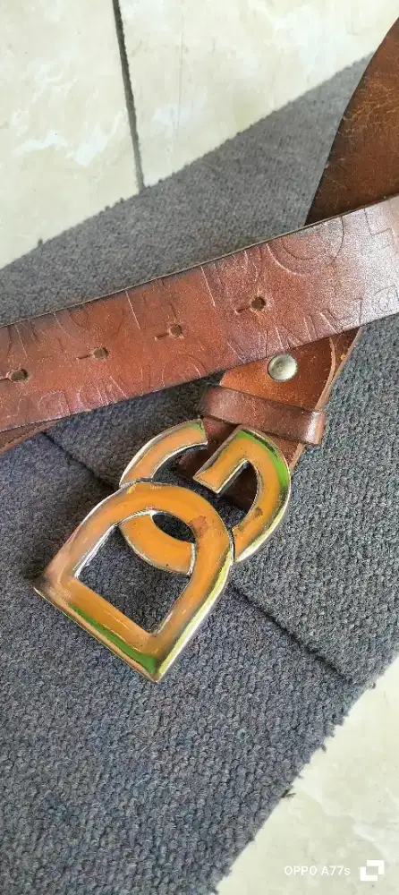 sabuk Ikat Pinggang kulit D&G ( Dolce & Gabbana )