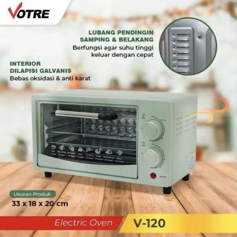Oven listrik votre 12L