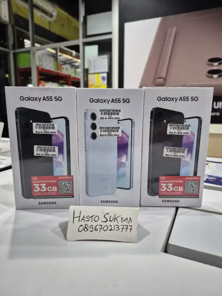Samsung A55 5G 8/256gb ATLANTIS DAHSYAT