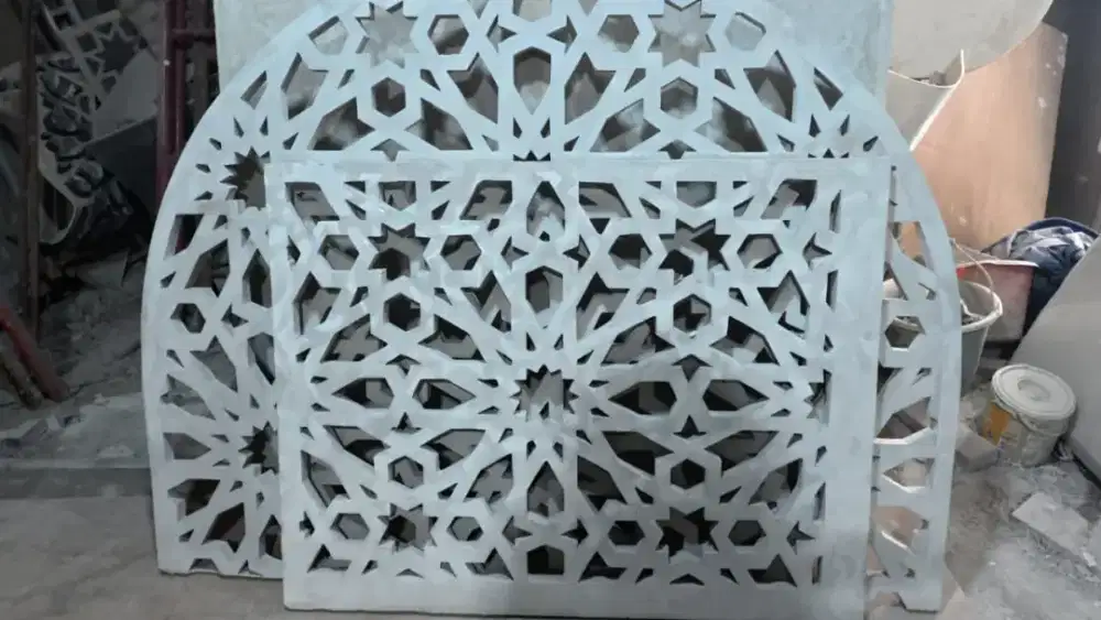Krawangan Ornamen GRC Masjid Tebal 3cm