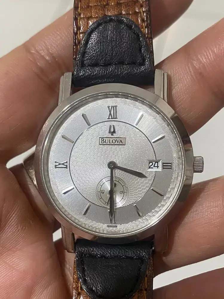 Jam tangan Bulova Gold plated mulus original swissmade