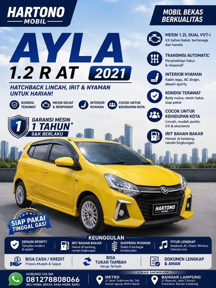 AYLA 1.2 R Autometik 2021