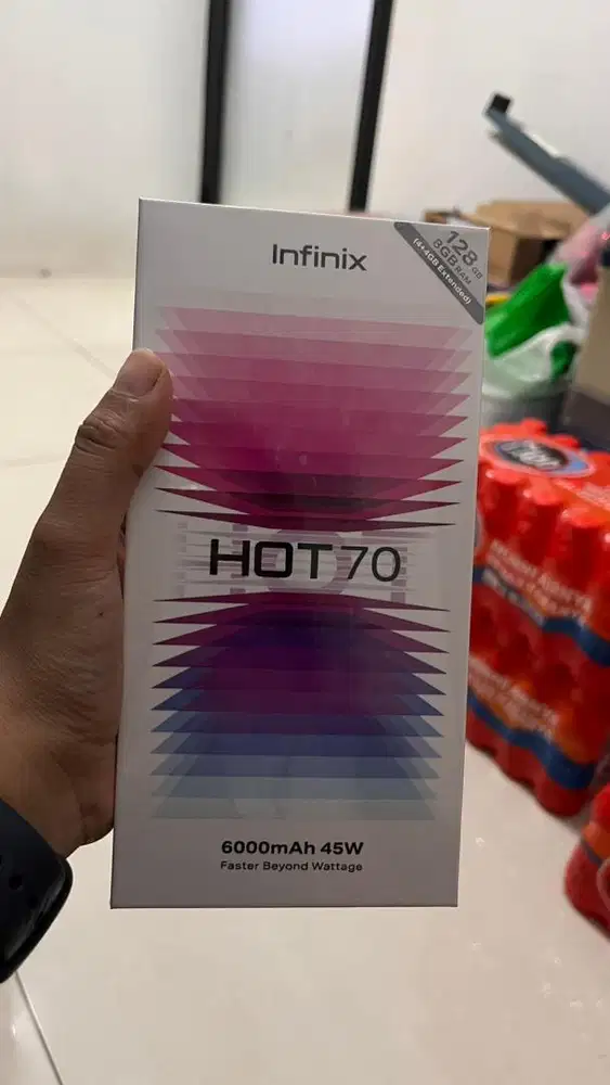 INFINIX HOT 70 4+4/128 | DESAIN PREMIUM | PERFORMA LANCAR |MEMORI LEGA