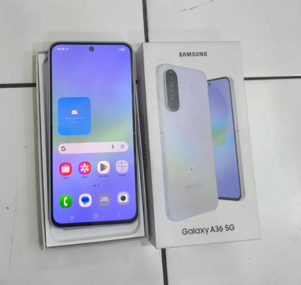 samsung Galaxy A36 5G ram 8/256 mulus komplit ori elegan