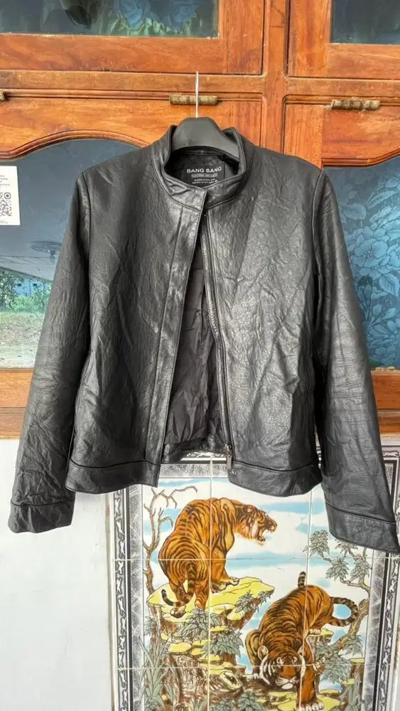 Jaket kulit korea size s