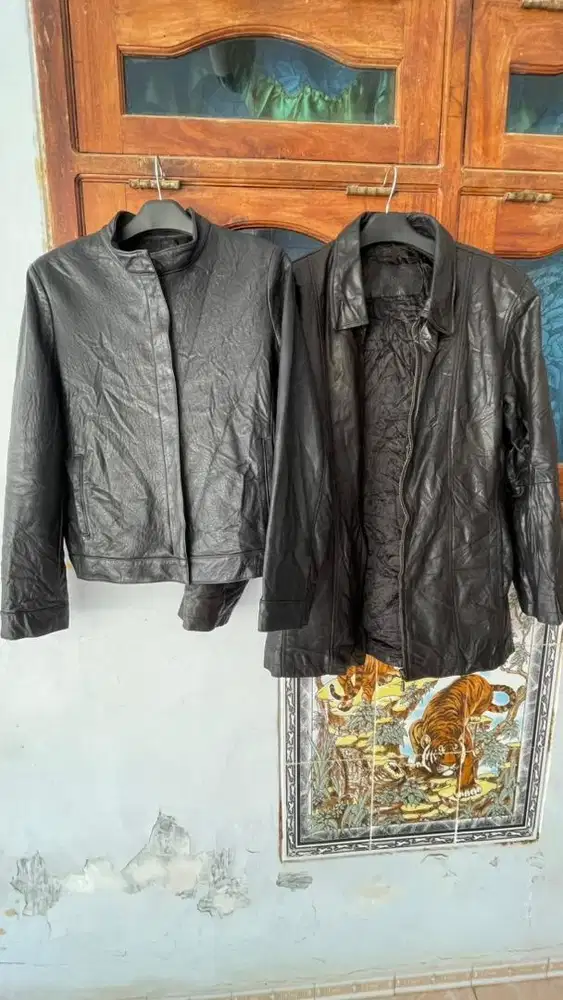 Jaket kulit 2 biji