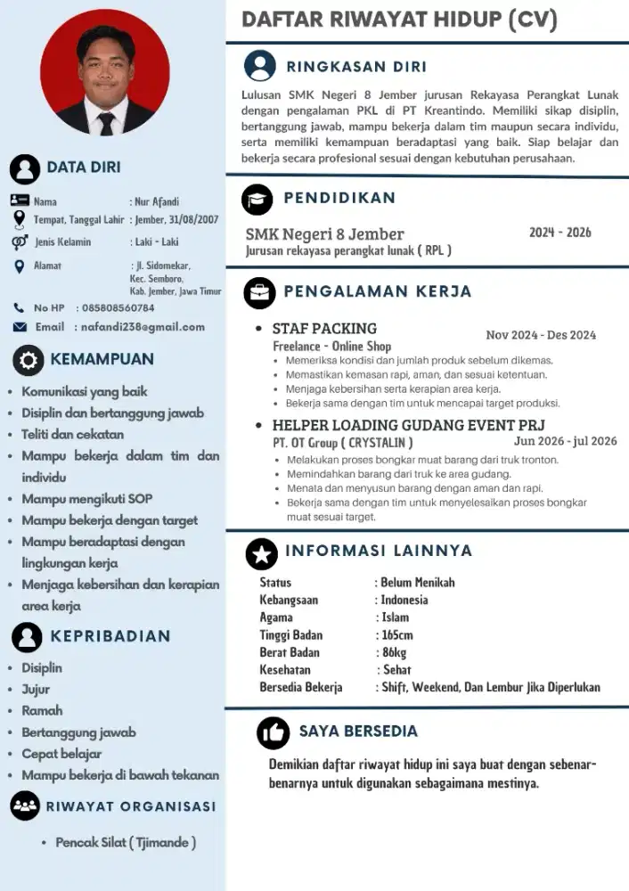 Mencari lowongan pekerjaan