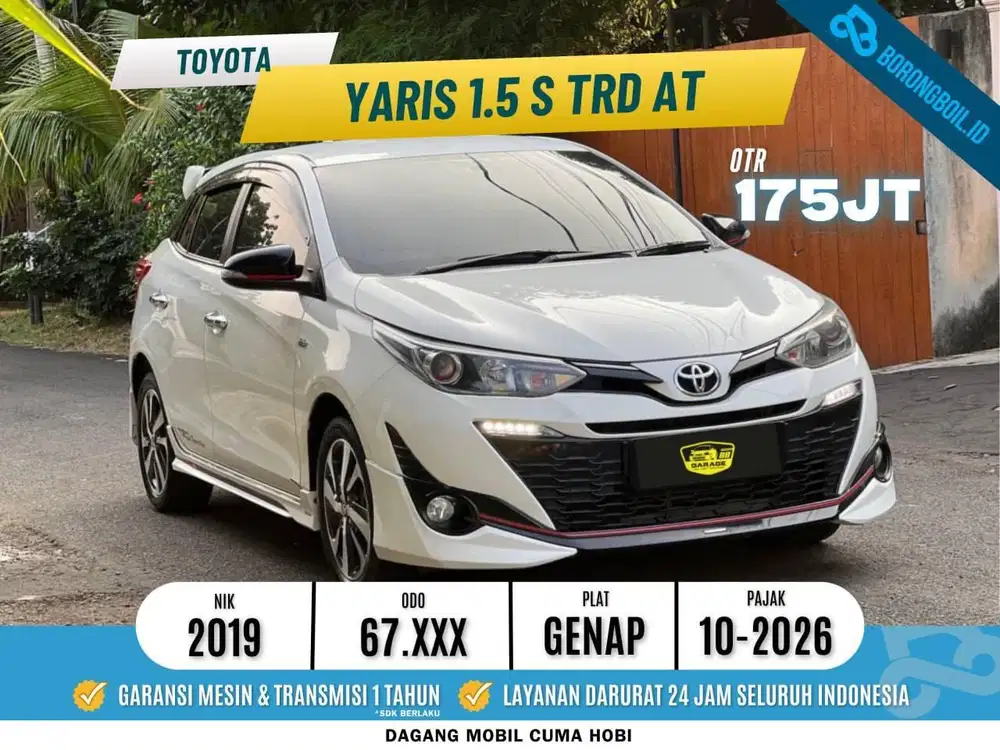 TERMURAH!!YARIS S TRD AT 2019 PUTIH FAVORIT