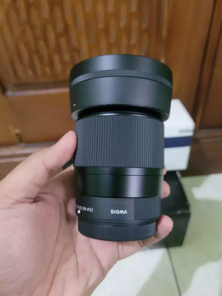 Lensa SIGMA FUJIFILM 30mm f1.4 FULLSET mulus LIKE NEW!! MURAH!!