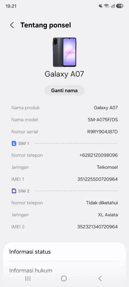 Samsung A07 4/128