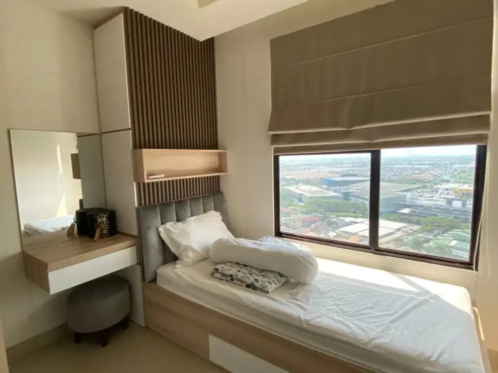 DISEWAKAN UNIT APARTMENT CLEON PARK FULL FURNISH HARIAN