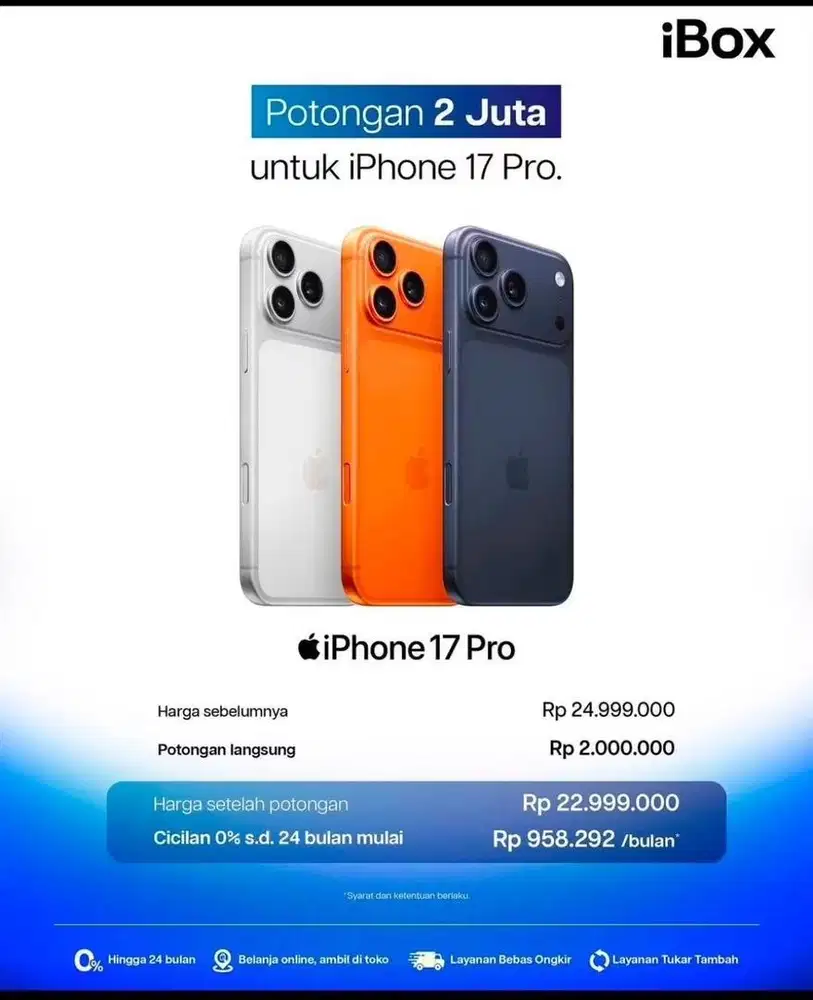 PROMO CICILAN IPHONE 0% DP MULAI DARI 1JT AN AJA LOH!