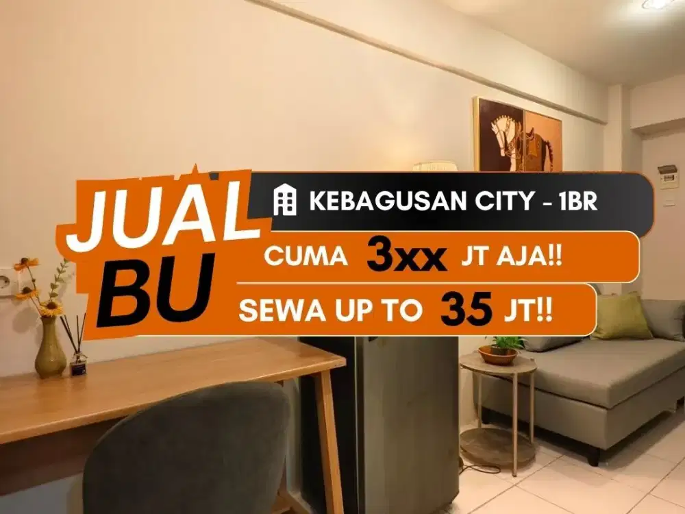 Jual BU Kebagusan City Apartemen 1BR Full Furnished Jakarta Selatan TB Simatupang