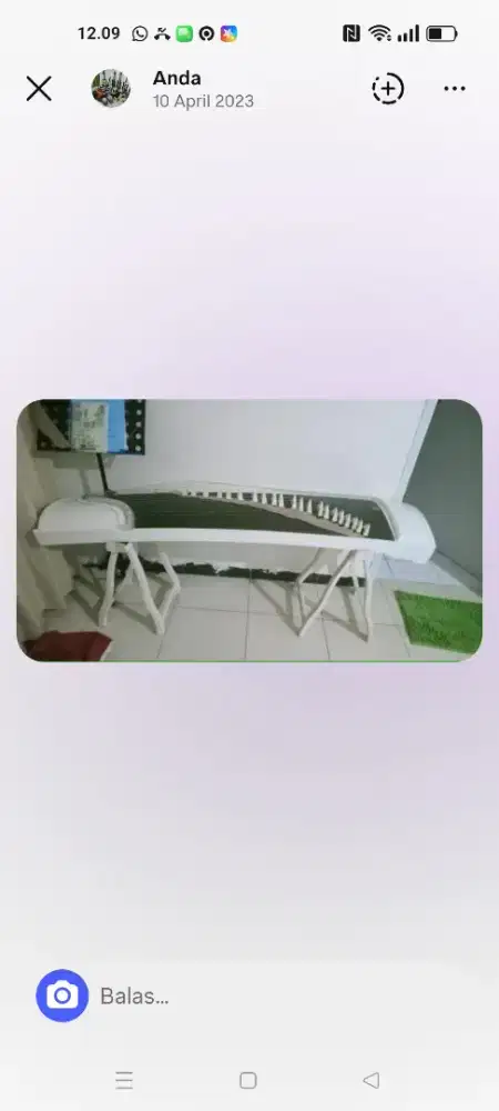 Alat music traditional Chinese guzheng