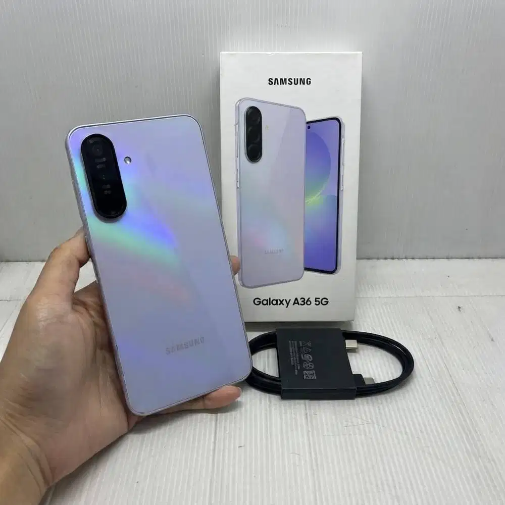 SUPER SALE NO MINUS SAMSUNG GALAXY A36 5G 12/256 LAVENDER SEIN FULLSET