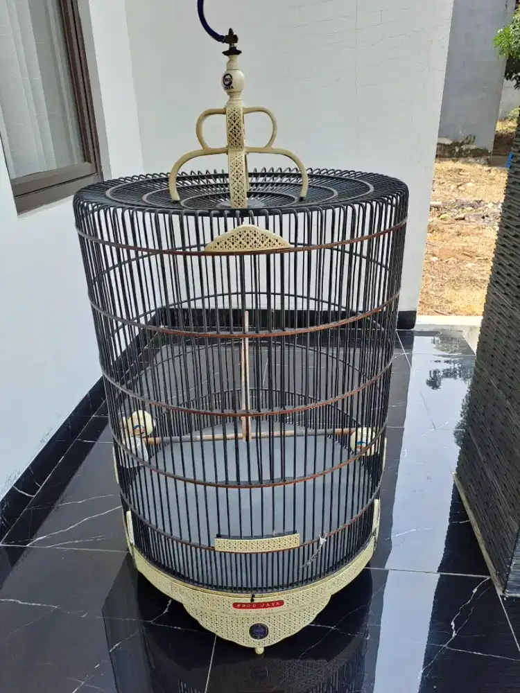Kandang burung full acrylic ebod jaya