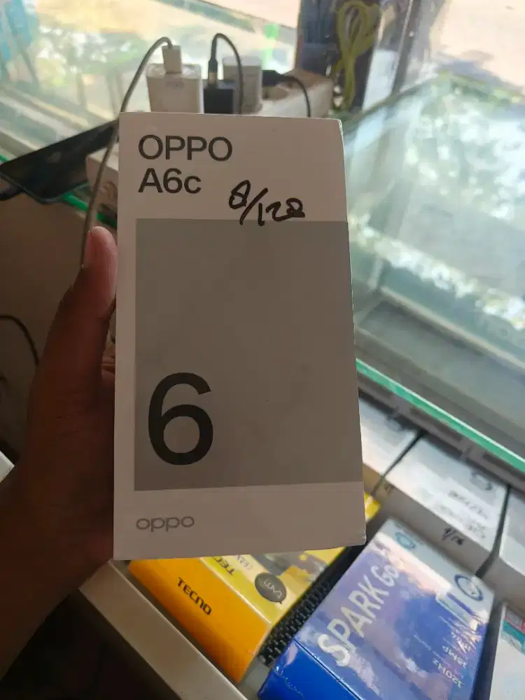 New Oppo A6C ram4/128 garansi resmi 1 tahun