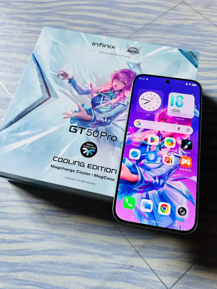 INFINIX GT 50 PRO RAM 12+12/256 MULUS NO MINUS